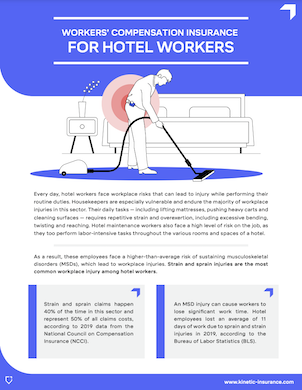 Workers' comp insurance for hotels