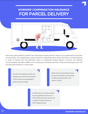 Workers' comp insurance for parcel delivery